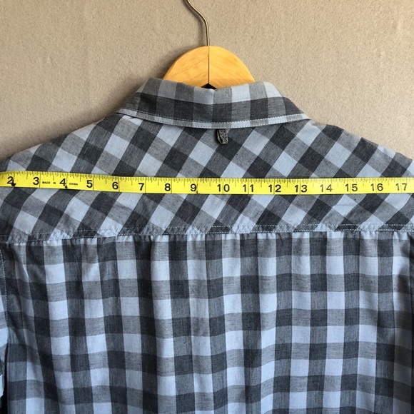 PD & C Men's Plaid Button-down LS (L) - Picture 6 of 7